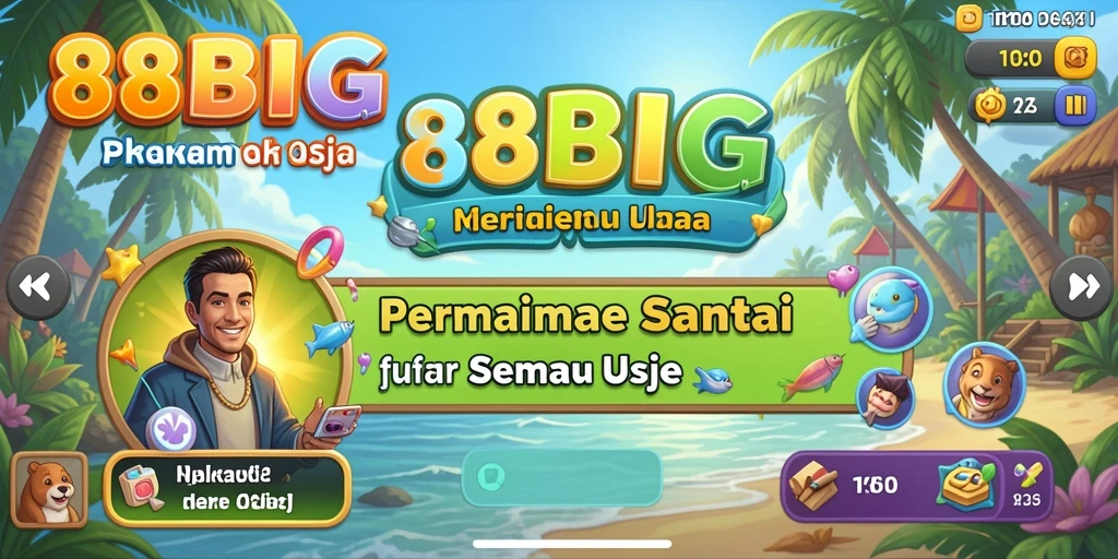 Tampilan gameplay seru dan interaktif dari 88BIG.