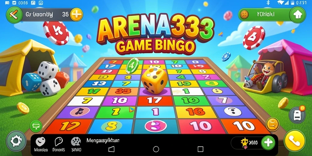 Tampilan gameplay utama ARENA333 yang seru dan interaktif.