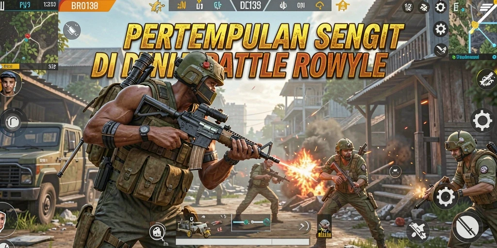 Tampilan gameplay BRO138 yang mendebarkan di arena pertempuran.
