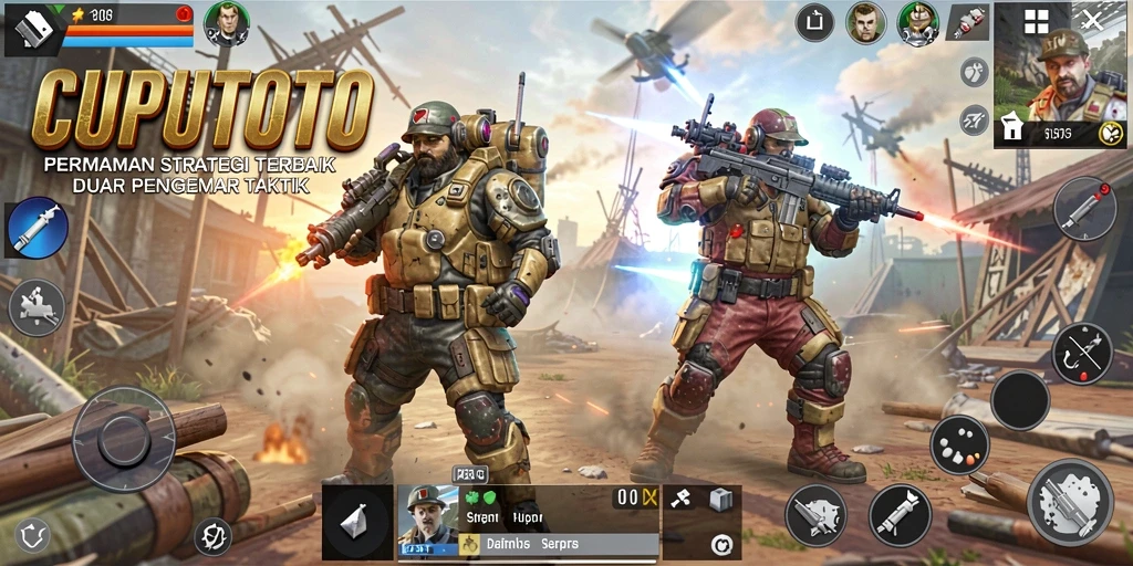Tampilan menarik gameplay CUPUTOTO yang penuh strategi dan tantangan.