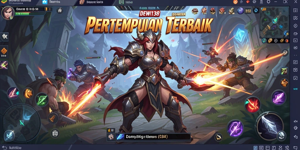 Tampilan gameplay seru dan strategi menegangkan dalam DEWI138.