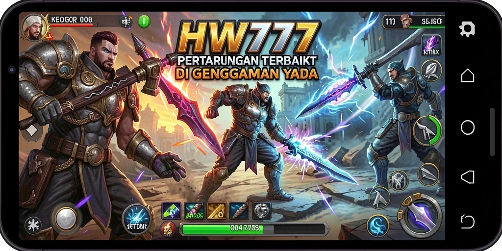 Menampilkan aksi pertarungan seru dan karakter unik dari HW777.