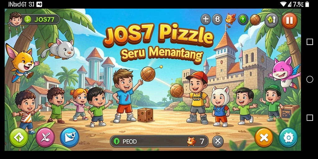 Tangkapan layar JOS77 menampilkan gameplay puzzle yang menarik dan menantang.