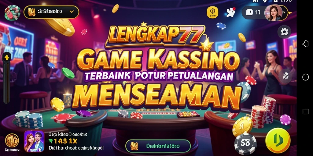 Tampilan menarik dari gameplay Kasino LENGKAP777 yang mengasyikkan.