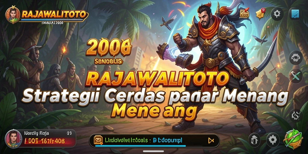 Tampilan gameplay menegangkan dalam RAJAWALITOTO yang menarik.